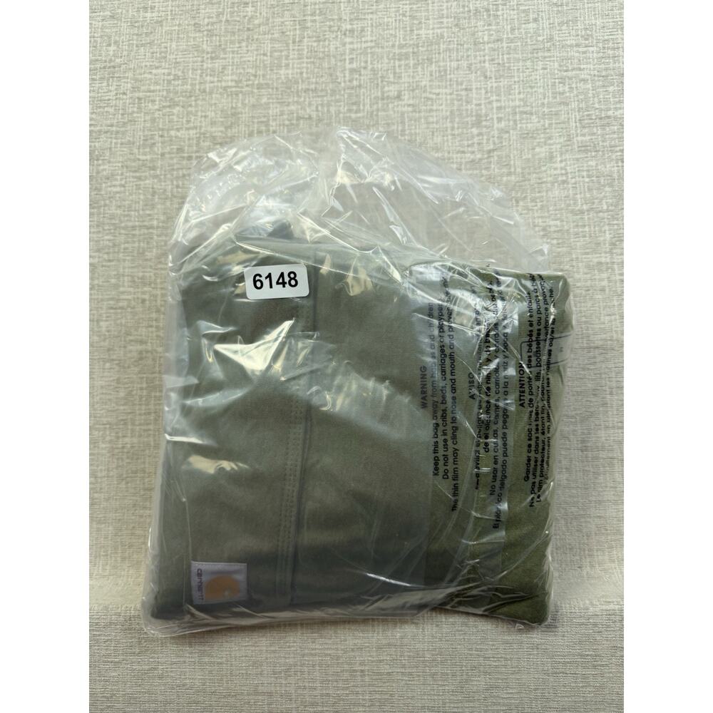 NWT Carhartt K288 Men’s Medium Olive Green Loose Fit Logo Hoodie - Picture 7 of 7